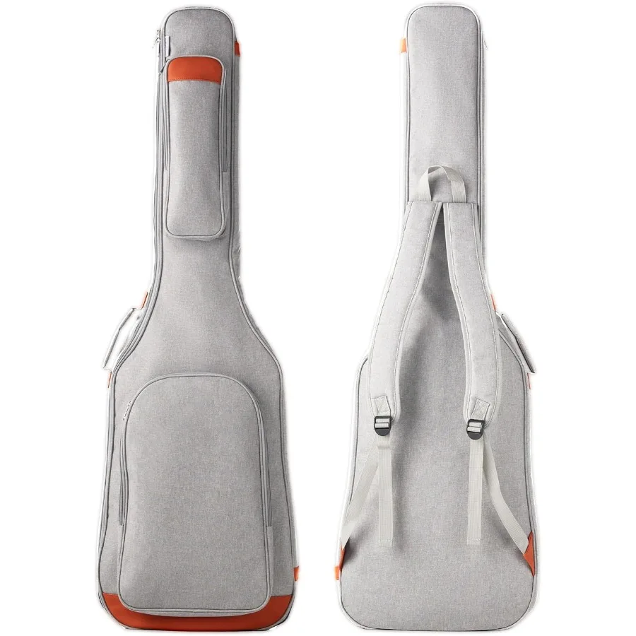 Bass Guitar Bag 8mm Padded Gig Bag Backpack Soft Gray Bass Case Ample Storage Professional Design by USBased Musicians Durable
Bass Guitar Bag 8mm Padded Gig Bag Backpack Soft Gray Bass Case Ample Storage Professional Design by USBased Musicians Durable