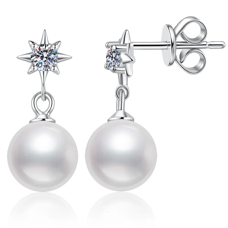 ZFSILVER, серебро 925 пробы, 1 карат, муассанит, классический дизайн, цвет D, серьги с жемчужной звездой для очарования, женские аксессуары, ювелирные изделия, подарок на вечеринку E288
ZFSILVER, серебро 925 пробы, 1 карат, муассанит, классический дизайн, цвет D, серьги с жемчужной звездой для очарования, женские аксессуары, ювелирные изделия, подарок на вечеринку E288