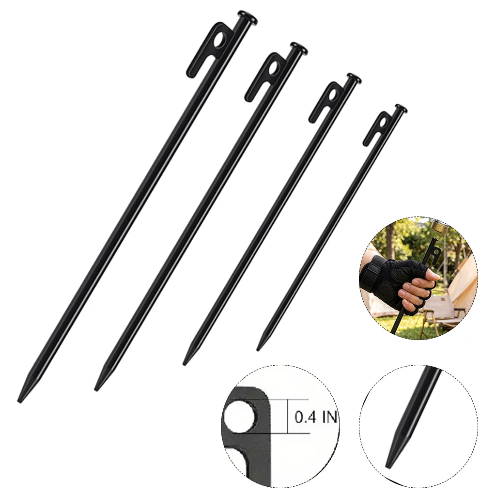 2/4Pcs Heavy Duty Tent Pegs Unbreakable Camping Stakes 4 Sizes Steel Ground Nail for Beach Canopy Hammock Awning Outdoor Camping
2/4Pcs Heavy Duty Tent Pegs Unbreakable Camping Stakes 4 Sizes Steel Ground Nail for Beach Canopy Hammock Awning Outdoor Camping