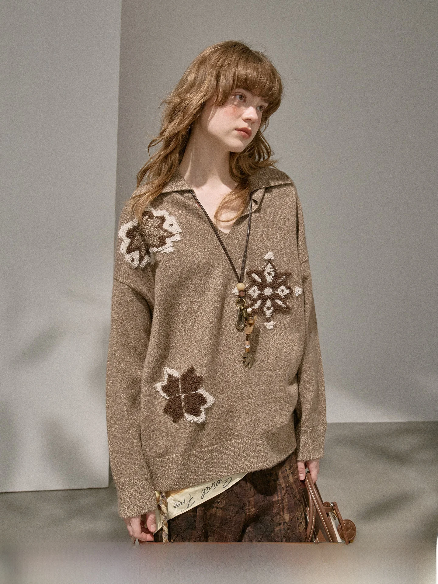 DIDDI MODA Casual V-Ne Loose Knitted Sweater Women's Long Sve Fce Fluffy Outerwear Comfortable Breathable Winter Top
DIDDI MODA Casual V-Ne Loose Knitted Sweater Women's Long Sve Fce Fluffy Outerwear Comfortable Breathable Winter Top