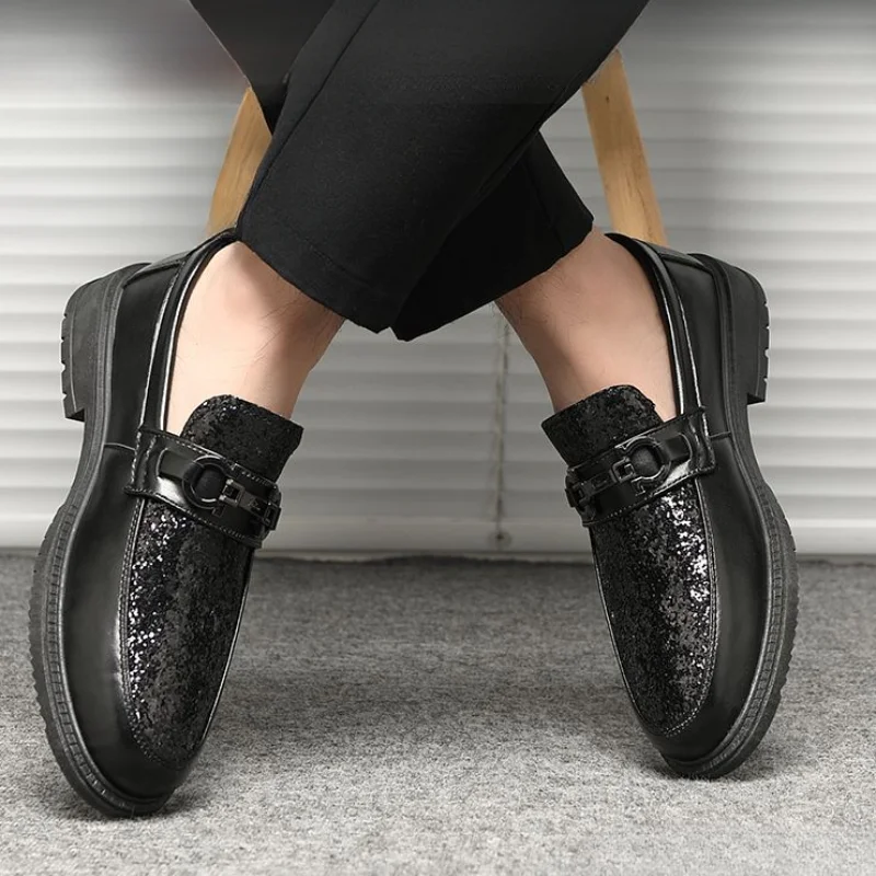 Male Casual Shoe Platform Round Toe Loafers Thick Sole Men's Leather Shoes Comfortable Summer Sale Shipping Free Footwear Offer
Male Casual Shoe Platform Round Toe Loafers Thick Sole Men's Leather Shoes Comfortable Summer Sale Shipping Free Footwear Offer