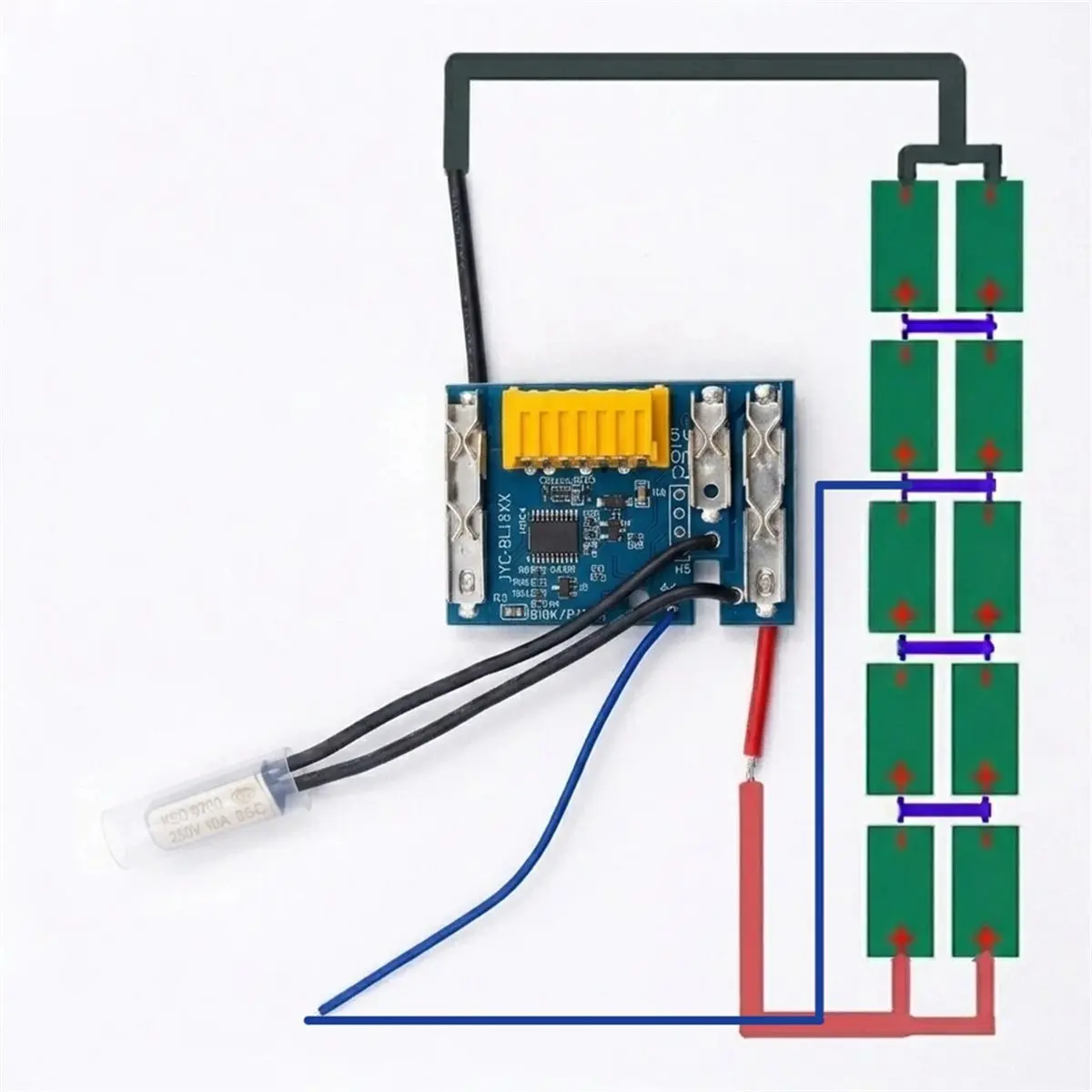 (ABDH) Power Tool 18650 21700 Battery Protection Board 18V Battery PCB Board for Makita 18V BL1830 BL1840 BL1850 BL1860
(ABDH) Power Tool 18650 21700 Battery Protection Board 18V Battery PCB Board for Makita 18V BL1830 BL1840 BL1850 BL1860