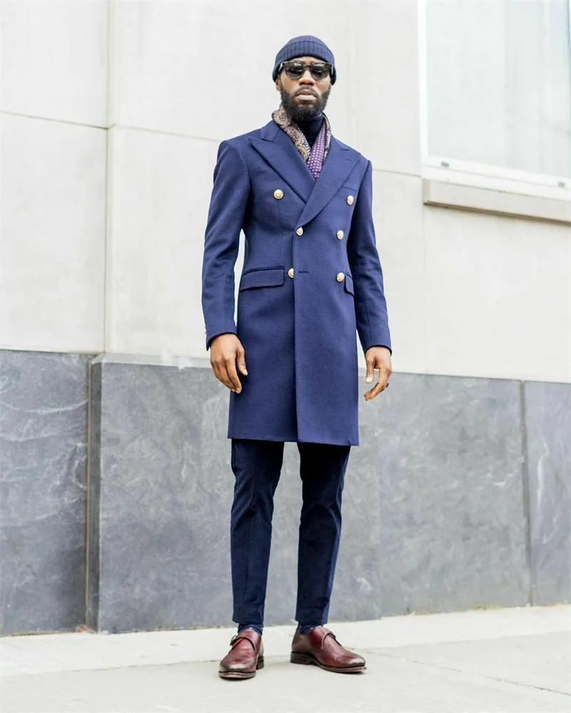 Royal Blue Men Suits Wool Overcoat Warm Winter Long Jacket Kingcoat Formal Double Breasted Business Custom Made Costume Homme
Royal Blue Men Suits Wool Overcoat Warm Winter Long Jacket Kingcoat Formal Double Breasted Business Custom Made Costume Homme