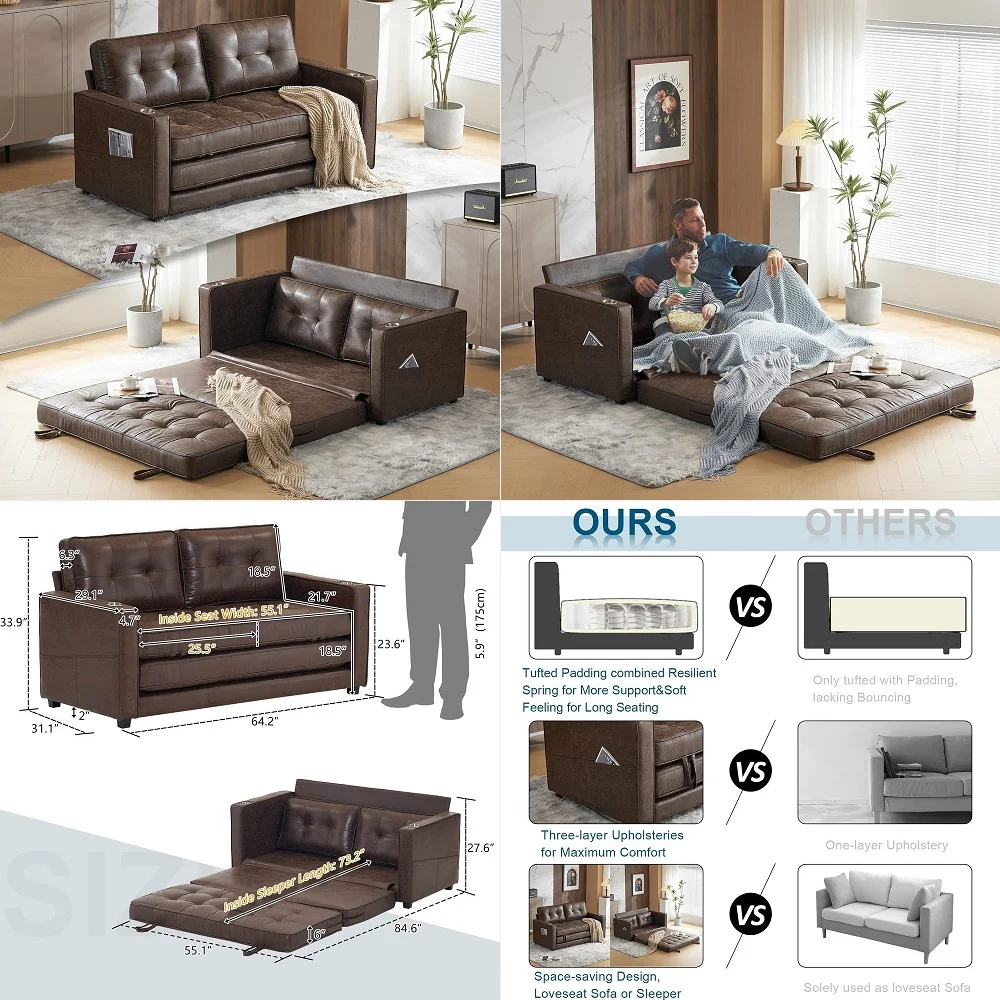 85 Chenille Couch for Living Room, 3 Seater Comfy Sofa with Wide Armrest, Thick Spring Cushions, Modern Cloud Couch for Apartme
85 Chenille Couch for Living Room, 3 Seater Comfy Sofa with Wide Armrest, Thick Spring Cushions, Modern Cloud Couch for Apartme