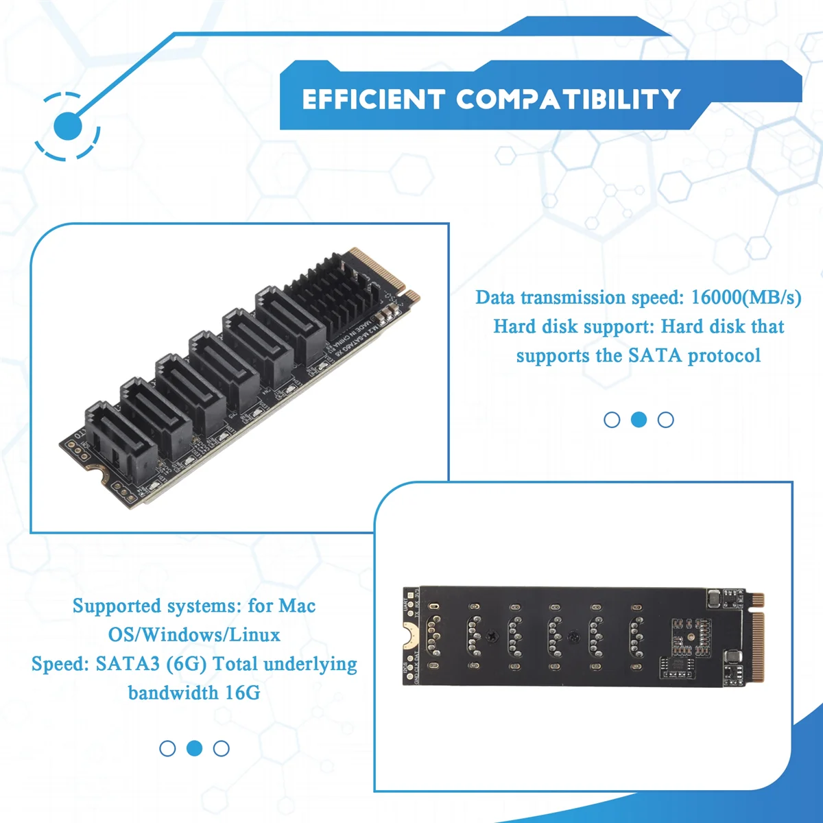B60A M.2 NVME PCI-E PCIE X4 X8 X16 — 6-портовая карта адаптера 3.0 SATA Riser ASM1166 Карта расширения сервера ПК и компьютера
B60A M.2 NVME PCI-E PCIE X4 X8 X16 — 6-портовая карта адаптера 3.0 SATA Riser ASM1166 Карта расширения сервера ПК и компьютера