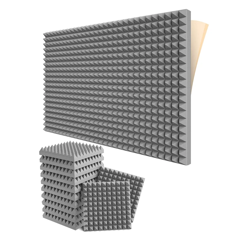 Самоклеящиеся звукостойкие пенопластовые панели, 2x12x12 дюймов, в виде пирамиды, акустическая пена, для дома и студии, 12 упаковок
Самоклеящиеся звукостойкие пенопластовые панели, 2x12x12 дюймов, в виде пирамиды, акустическая пена, для дома и студии, 12 упаковок