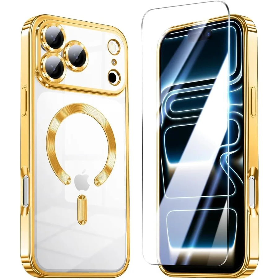 Тонкий магнитный чехол со встроенным экраном и защитой камеры для iPhone 17 Pro Max, совместимость с MagSafe
Тонкий магнитный чехол со встроенным экраном и защитой камеры для iPhone 17 Pro Max, совместимость с MagSafe