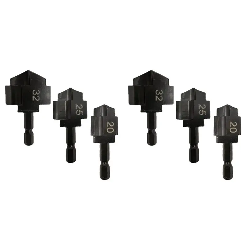 YANA50I 6Pcs PPR Lifting Stepped Drill Bit Water Pipe Connection Tool 20/25/32 For Plumber Water Pipe Puncher Drill Bit
YANA50I 6Pcs PPR Lifting Stepped Drill Bit Water Pipe Connection Tool 20/25/32 For Plumber Water Pipe Puncher Drill Bit