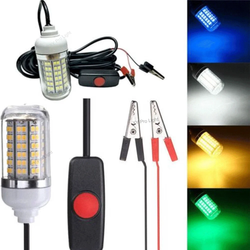 LED Fishing Light Underwater Fish Lamp AC/DC12V IP68 Bait Spotter Lights Attractive Lure To Gather Prawns Squid Krill Multicolor
LED Fishing Light Underwater Fish Lamp AC/DC12V IP68 Bait Spotter Lights Attractive Lure To Gather Prawns Squid Krill Multicolor