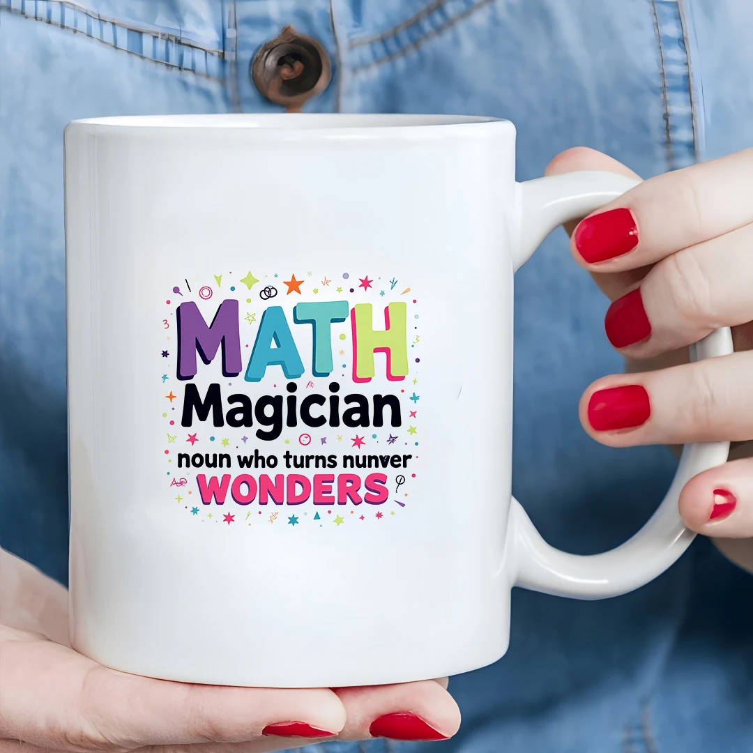 11oz Colorful Painted Math Wand Mug - Kids Creative Cup Christmas Family Office Cup
11oz Colorful Painted Math Wand Mug - Kids Creative Cup Christmas Family Office Cup