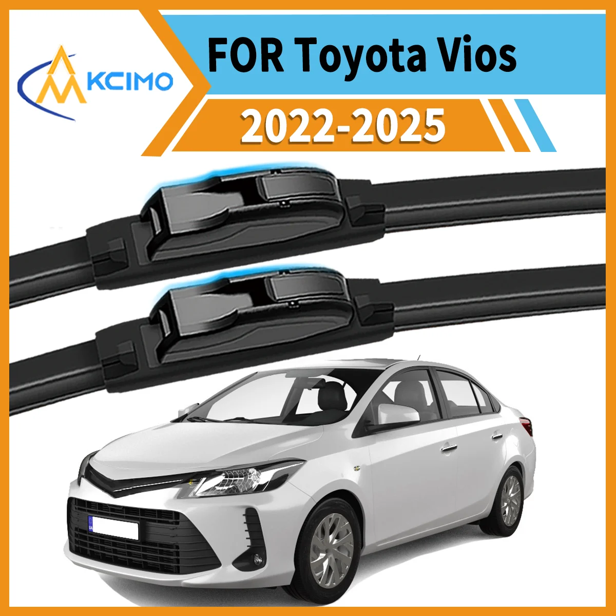 Drive Confidently 2PCS Premium Wiper Blades for Toyota Vios AC100 2022-2025 All-Season Clarity Strong Frame Smooth Wipe
Drive Confidently 2PCS Premium Wiper Blades for Toyota Vios AC100 2022-2025 All-Season Clarity Strong Frame Smooth Wipe