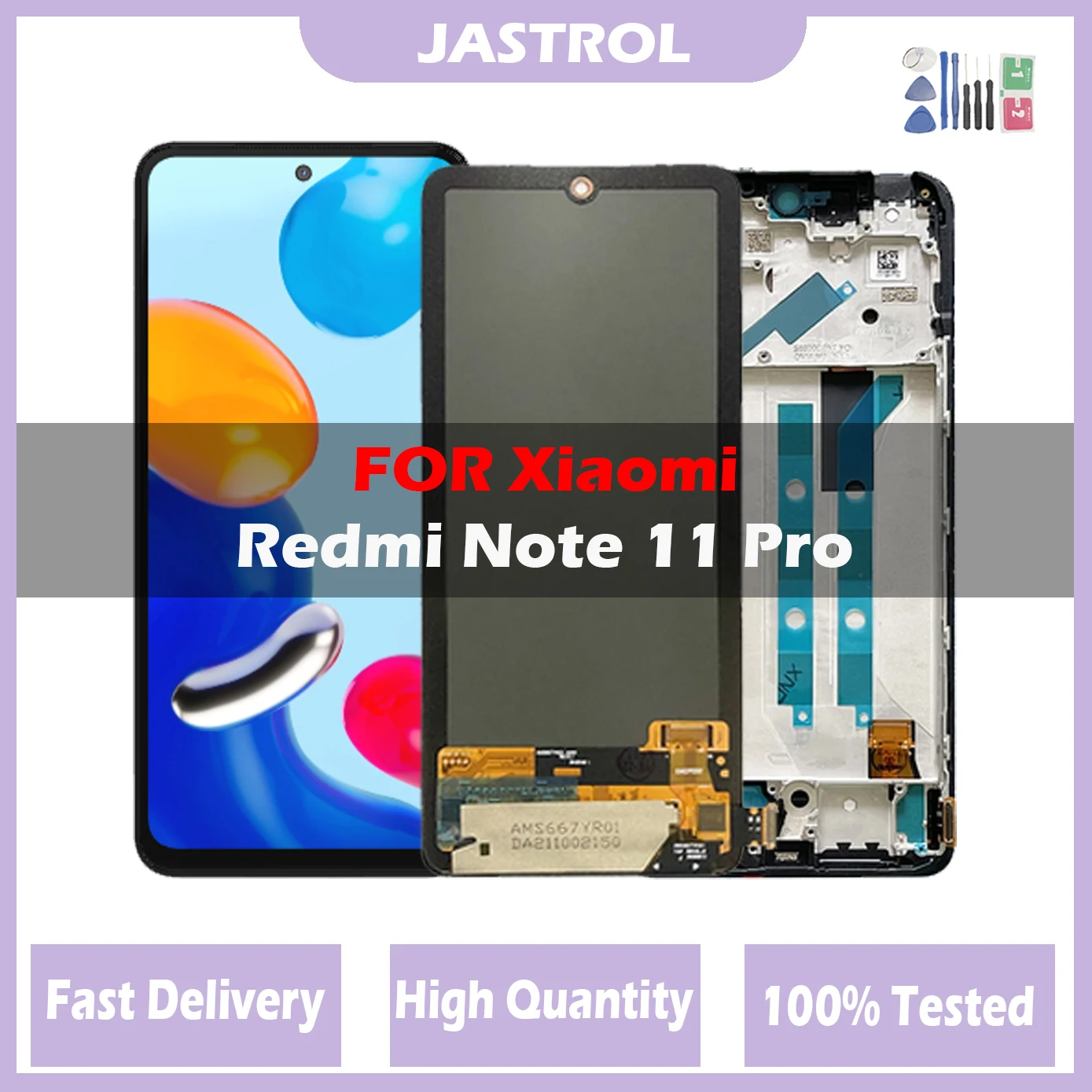 Оригинальный AMOLED ЖК-дисплей для Xiaomi Redmi Note 11 Pro 5G ЖК-дисплей сенсорный экран дигитайзер в сборе Замена 21091116I, 2201116SG
Оригинальный AMOLED ЖК-дисплей для Xiaomi Redmi Note 11 Pro 5G ЖК-дисплей сенсорный экран дигитайзер в сборе Замена 21091116I, 2201116SG
