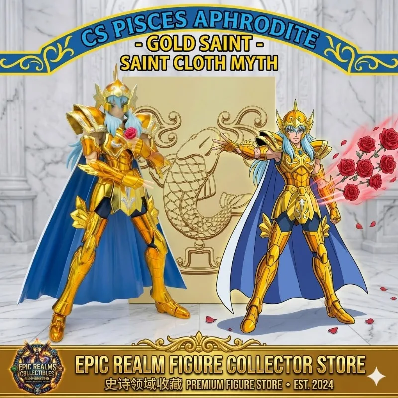 9-Hour ShippingCS Model Metal Cloth Pisces Aphrodite & Object Frame - Gold Saint Cloth Myth Articulated Collectible ActionFigure
9-Hour ShippingCS Model Metal Cloth Pisces Aphrodite & Object Frame - Gold Saint Cloth Myth Articulated Collectible ActionFigure
