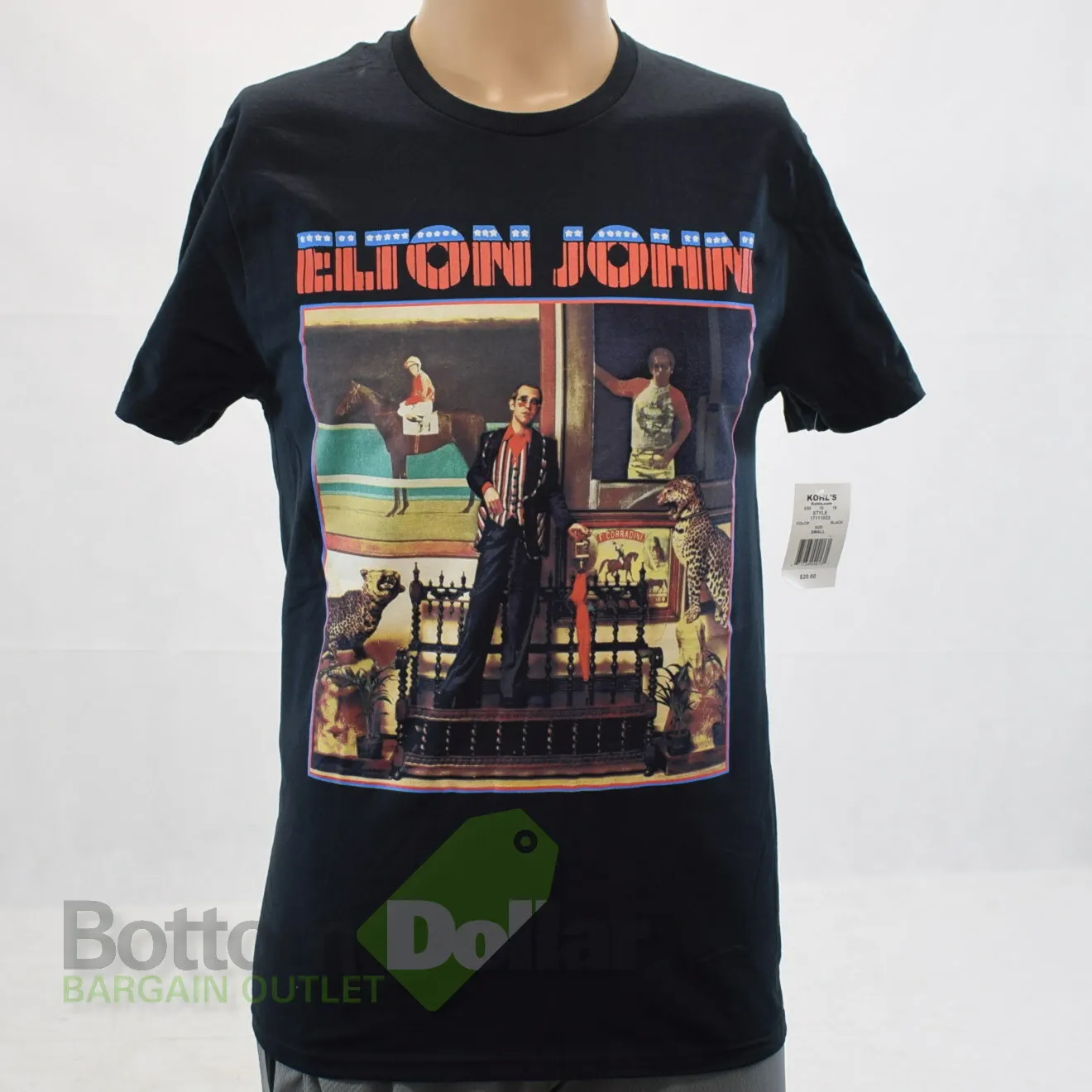 Elton John 17111033 Мужская футболка с коротким рукавом и круглым вырезом, черная
Elton John 17111033 Мужская футболка с коротким рукавом и круглым вырезом, черная