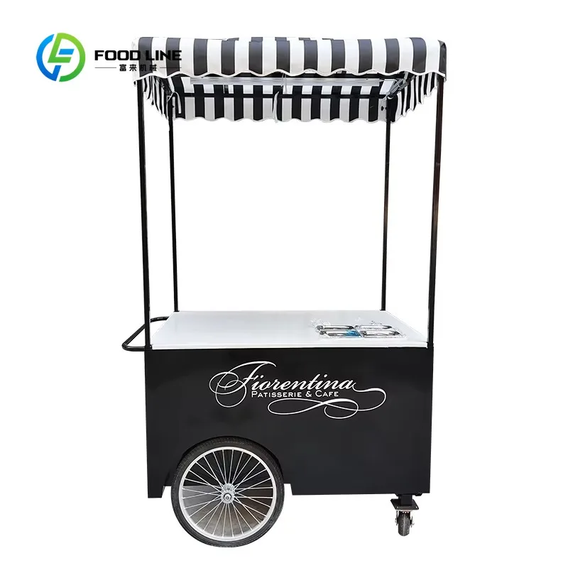 Custom Mobile Ice Cream Cart, Ice Cream Sales Trolley, Commercial Trailer – Fully Equipment Can Be Customized To Any Size.
Custom Mobile Ice Cream Cart, Ice Cream Sales Trolley, Commercial Trailer – Fully Equipment Can Be Customized To Any Size.
