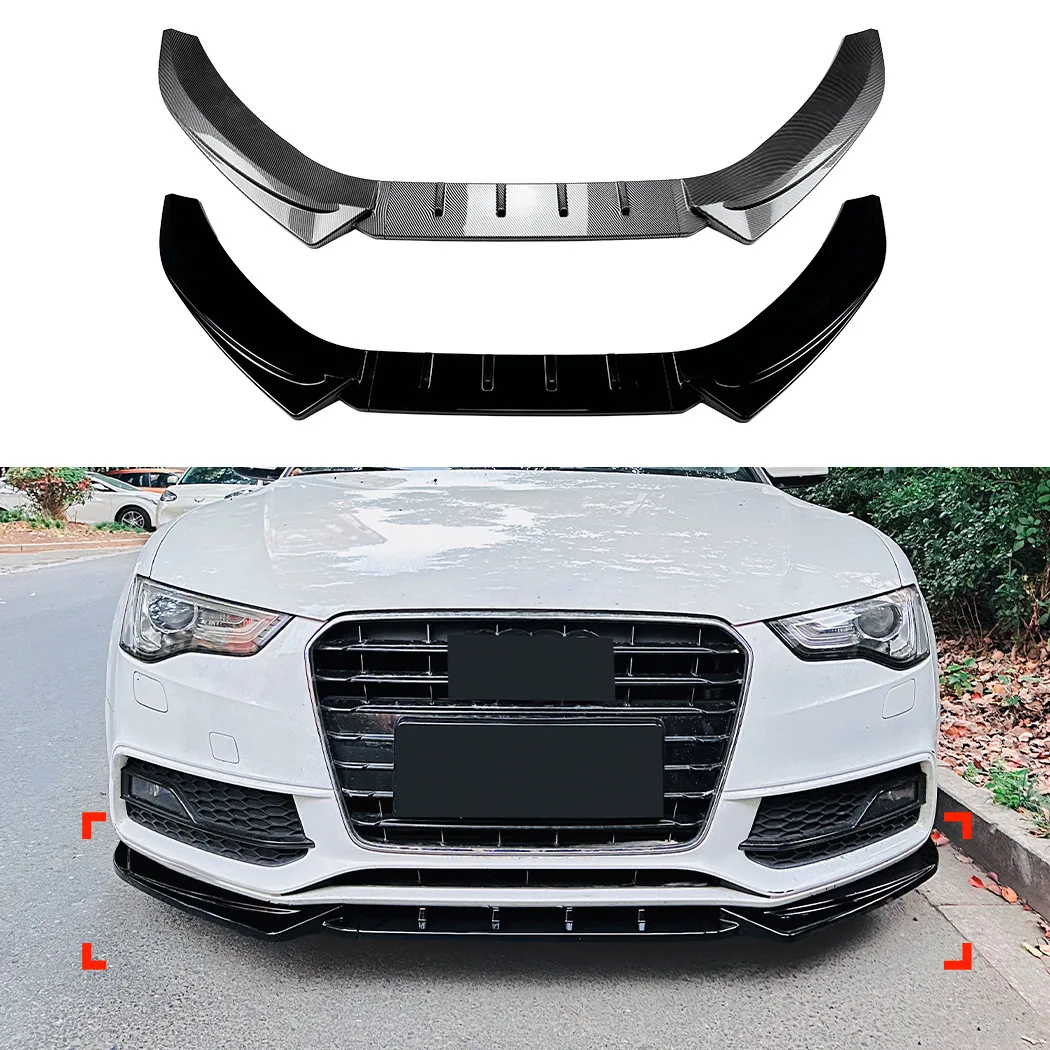 Front Bumper Spoiler Lip For Audi A5 S5 8T Sline S-line 2012-2017 Carbon Fiber Look/Gloss Black Lower Splitter Protector Blade
Front Bumper Spoiler Lip For Audi A5 S5 8T Sline S-line 2012-2017 Carbon Fiber Look/Gloss Black Lower Splitter Protector Blade