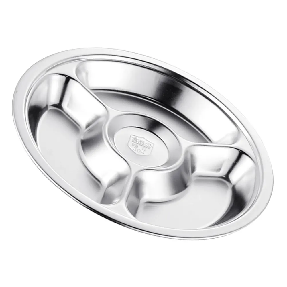 Stainless Steel 304 Divided Plates 26cm Four Sections Portion Control Dinner Plates Food Tray Non Breakable Home Restaurant
Stainless Steel 304 Divided Plates 26cm Four Sections Portion Control Dinner Plates Food Tray Non Breakable Home Restaurant