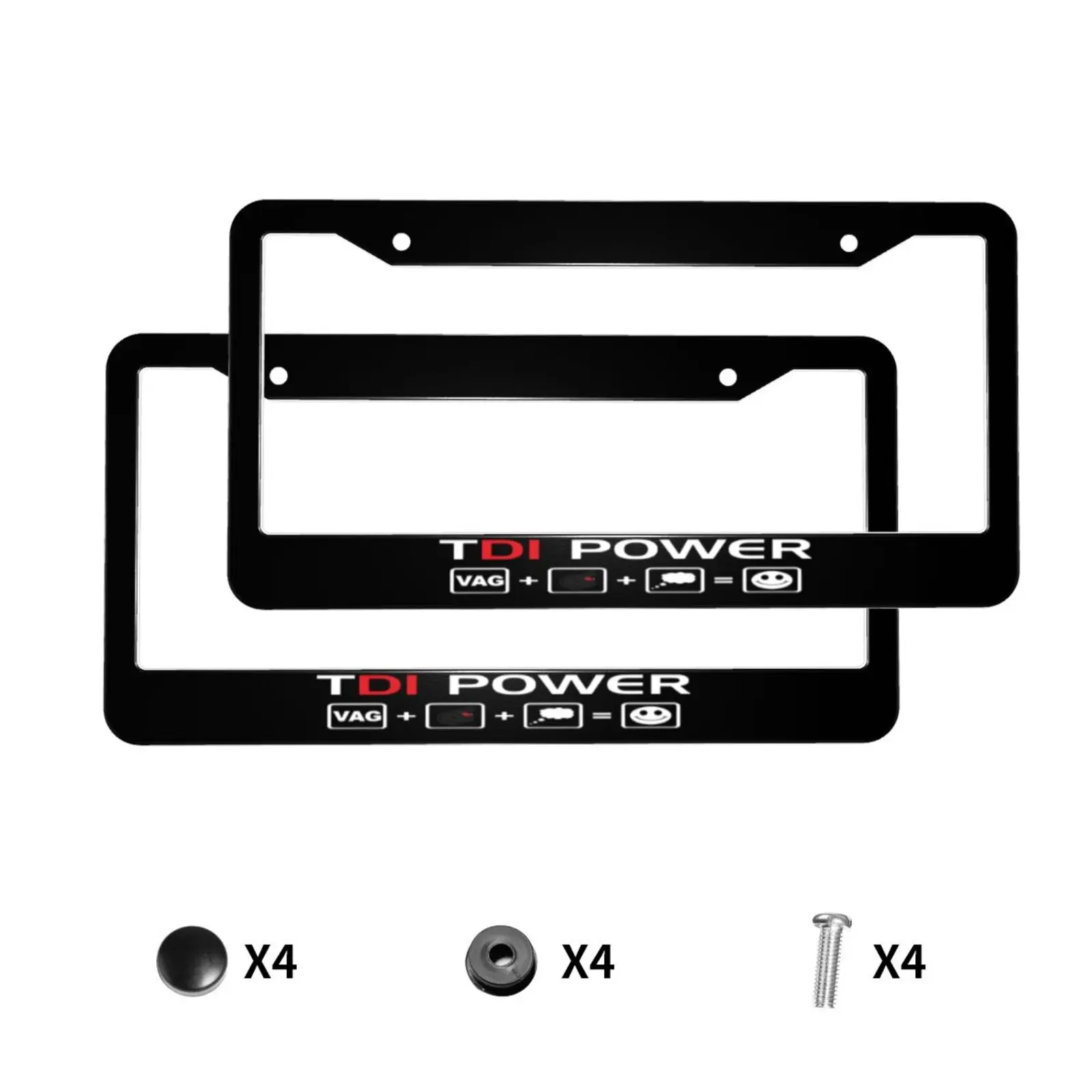 Tdi Power Vag + Turbocharger Fun Fan Aluminum Alloy License Plate Frame Standard Car Plate Bracket Photo Frame for Car Plates
Tdi Power Vag + Turbocharger Fun Fan Aluminum Alloy License Plate Frame Standard Car Plate Bracket Photo Frame for Car Plates