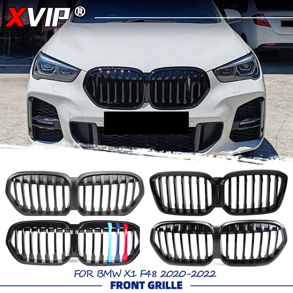 XVIP Black Single Line Style Upper Racing Grills For BMW X1 F48 2020-2022 Carbon Fiber Look Car Front Grill Replacement
XVIP Black Single Line Style Upper Racing Grills For BMW X1 F48 2020-2022 Carbon Fiber Look Car Front Grill Replacement