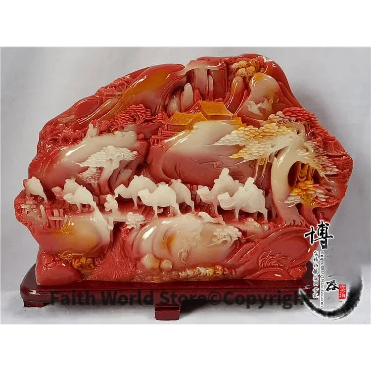 КИТАЙ Лидер Иностранный подарок ВДОМНОЕ вестибюле Компания SHOP TOP ART # Скульптурная статуя из искусственного нефрита «Шелк-Роуд».
КИТАЙ Лидер Иностранный подарок ВДОМНОЕ вестибюле Компания SHOP TOP ART # Скульптурная статуя из искусственного нефрита «Шелк-Роуд».