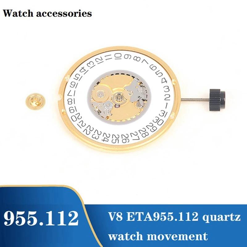 Механизм 955,112 V8 ETA955.112 955112, кварцевые часы с календарем, высокоточный механический часовой механизм
Механизм 955,112 V8 ETA955.112 955112, кварцевые часы с календарем, высокоточный механический часовой механизм