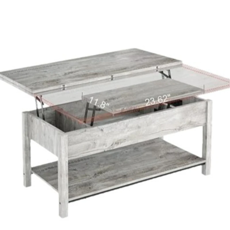 Simple gray living room coffee table liftable coffee table household large-capacity storage table
Simple gray living room coffee table liftable coffee table household large-capacity storage table