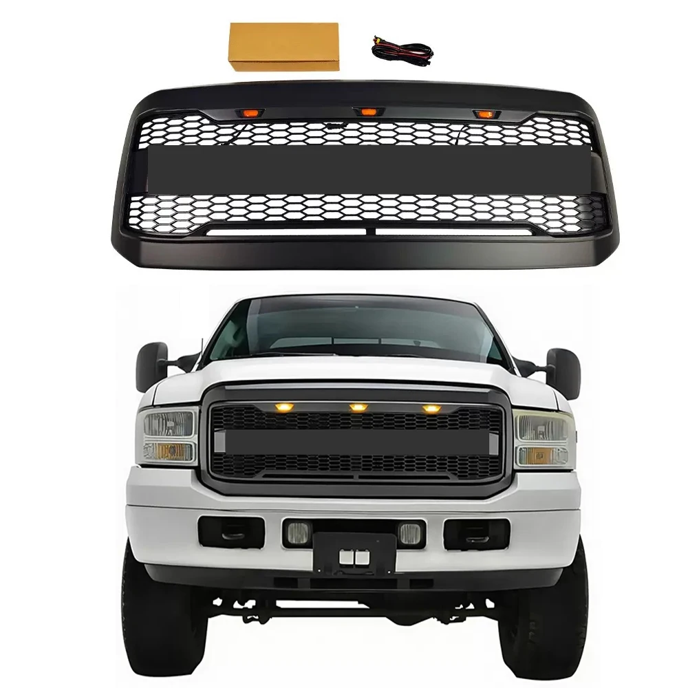 LED Racing Grills For FORD F250 F350 2005-2007 2008-2010 Modify Auto Bumper Mesh Mask Cover Front Grille
LED Racing Grills For FORD F250 F350 2005-2007 2008-2010 Modify Auto Bumper Mesh Mask Cover Front Grille