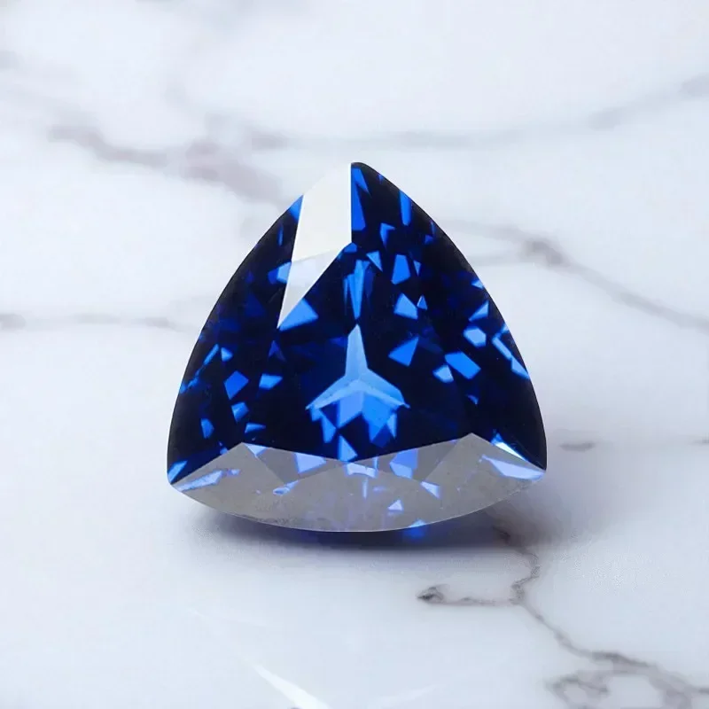 New High Quality Lab Grown Sapphire Trilliant Royal Blue Color DIY Jewelry Making Ring Main Materials Selectable AGL Certificate
New High Quality Lab Grown Sapphire Trilliant Royal Blue Color DIY Jewelry Making Ring Main Materials Selectable AGL Certificate
