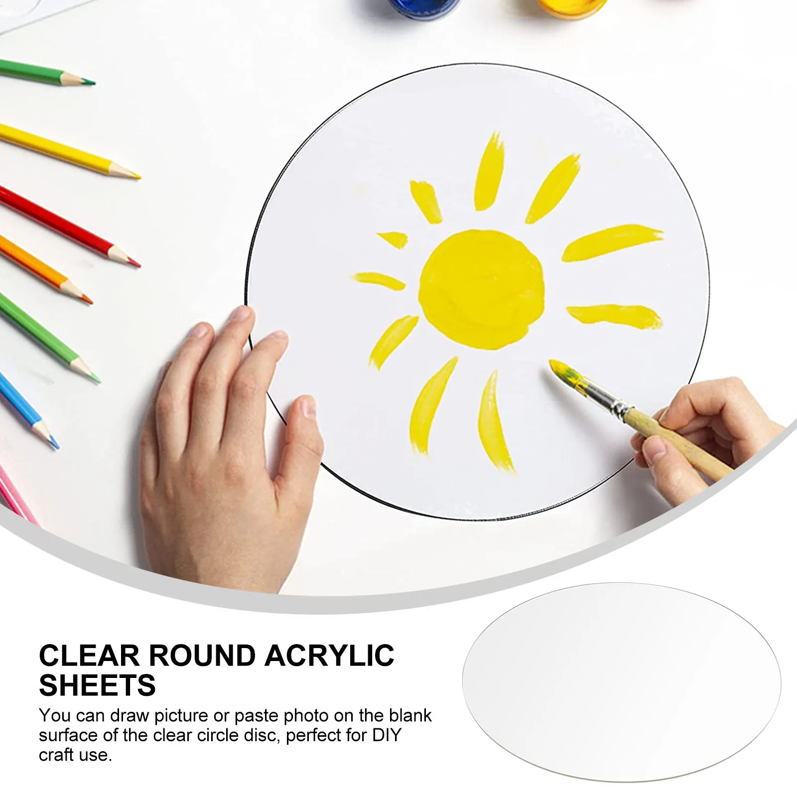 2pcs Round Clear Disc Scratch-Proof Diy Craft Sheet Long-Lasting Premium Quality Gift For Friends Clear Acrylic
2pcs Round Clear Disc Scratch-Proof Diy Craft Sheet Long-Lasting Premium Quality Gift For Friends Clear Acrylic
