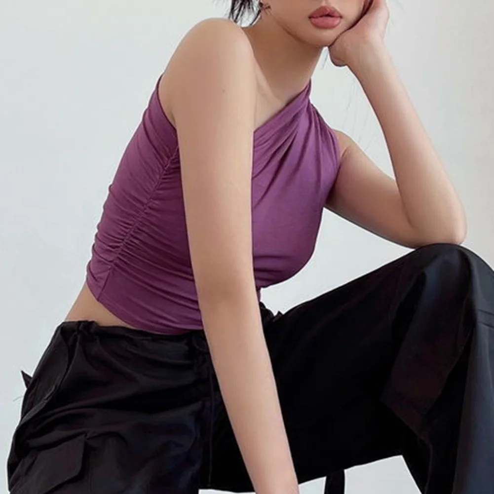 Women Off Shoulder Sleeveless Vest Summer Solid Color Tank Top Casual Fashion for Vacation Holiday Daily Wear S-XL Polyester
Women Off Shoulder Sleeveless Vest Summer Solid Color Tank Top Casual Fashion for Vacation Holiday Daily Wear S-XL Polyester
