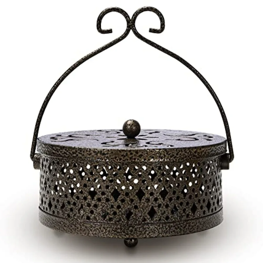 Mosquito Coil Holder, Retro Portable Mosquito Incense Burner for Home and Camping
Mosquito Coil Holder, Retro Portable Mosquito Incense Burner for Home and Camping