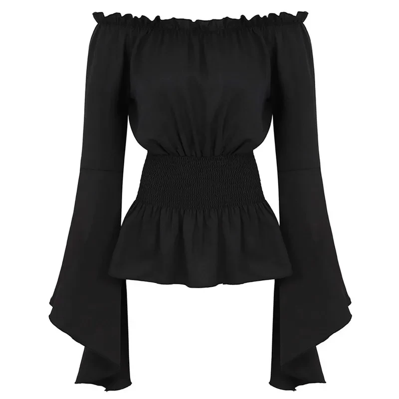 Vintage Renaissance Blouse Peasant Women Off Shoulder Long Seeve Shirt Boho Steampunk Pirate Medieval Cosplay Costume Corset Top
Vintage Renaissance Blouse Peasant Women Off Shoulder Long Seeve Shirt Boho Steampunk Pirate Medieval Cosplay Costume Corset Top