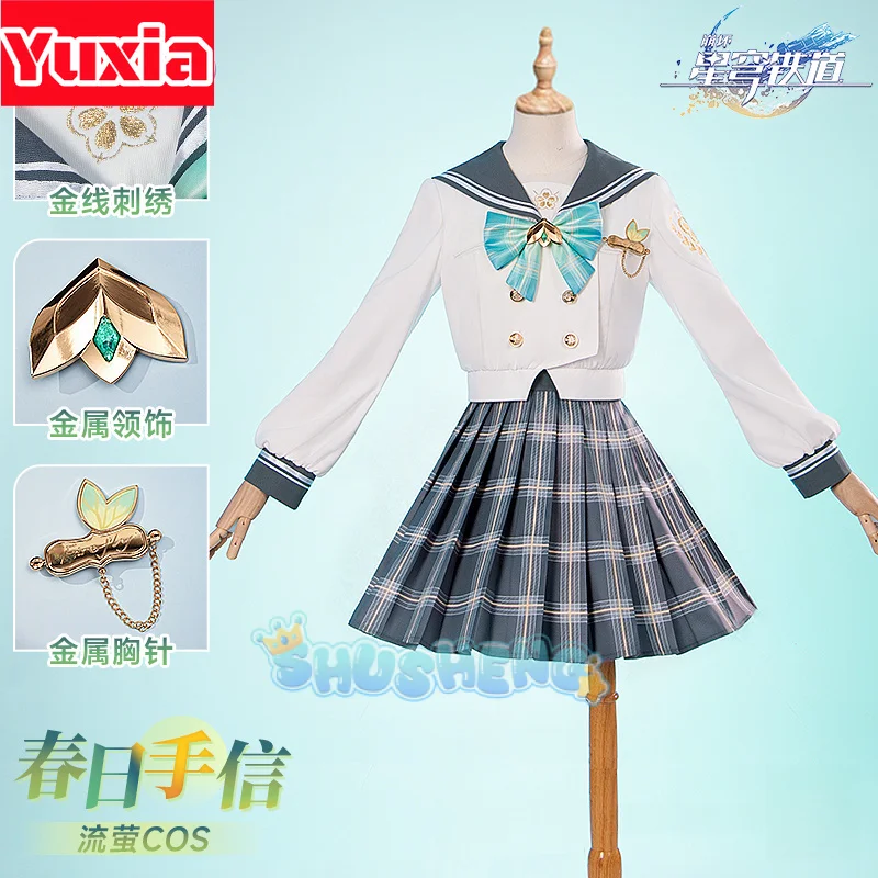 Yuxia Honkai Star Rail Firefly Косплей Костюм Весенний сувенир Униформа Хэллоуин Карнавал Вечеринка Ролевая Игра Одежда Наряд
Yuxia Honkai Star Rail Firefly Косплей Костюм Весенний сувенир Униформа Хэллоуин Карнавал Вечеринка Ролевая Игра Одежда Наряд