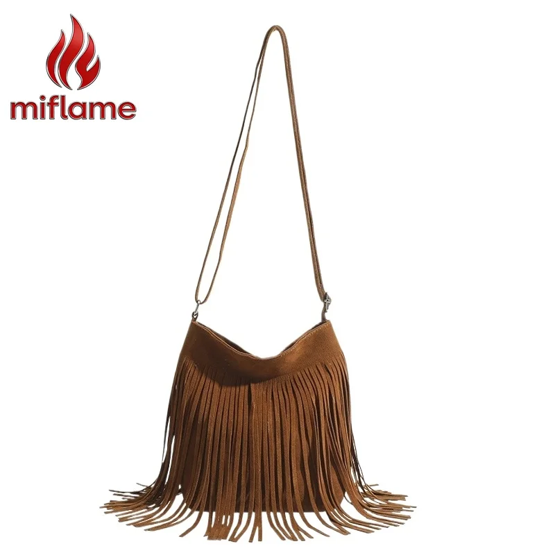 Women's Saddle Crossbody Bag with Bohemian Fringe Vintage Classic Versatile Daily Shoulder Purse Minimalist
Women's Saddle Crossbody Bag with Bohemian Fringe Vintage Classic Versatile Daily Shoulder Purse Minimalist