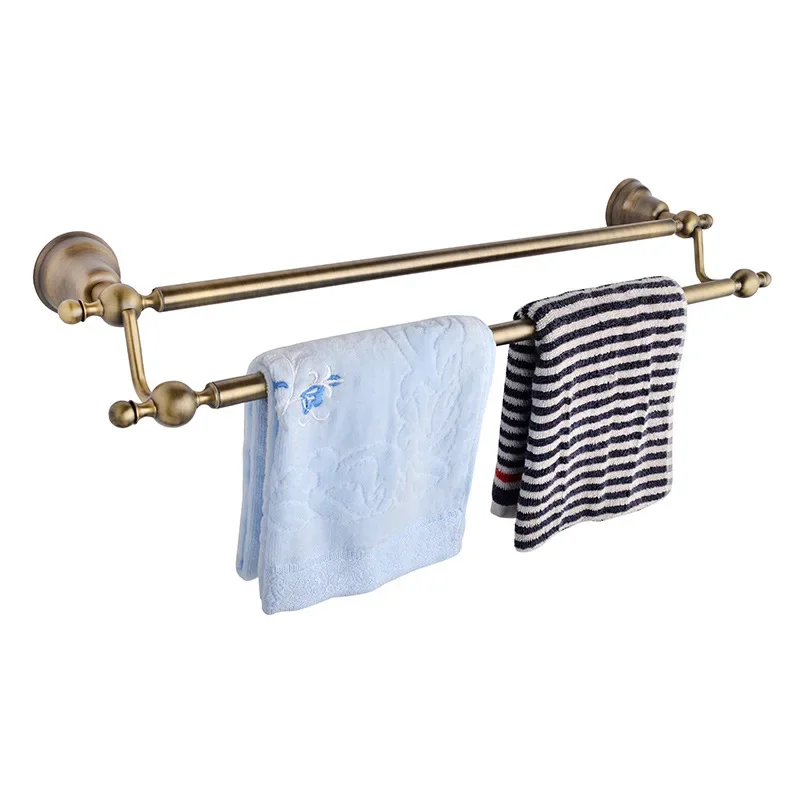 Double towel bar, sub-green double bar, antique, retro, European style, elegant, high-end 7748AB bathroom hanger
Double towel bar, sub-green double bar, antique, retro, European style, elegant, high-end 7748AB bathroom hanger