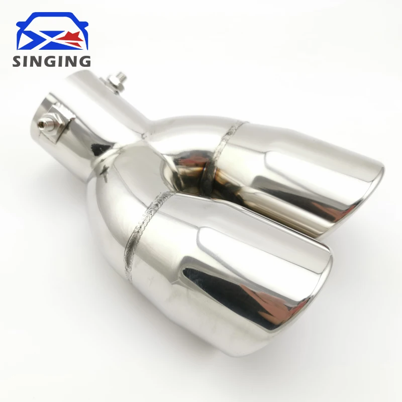 universal Stainless Steel dual mufflers end pipe exhaust for car tip decoration Tailpipe accessories auto parts modification
universal Stainless Steel dual mufflers end pipe exhaust for car tip decoration Tailpipe accessories auto parts modification