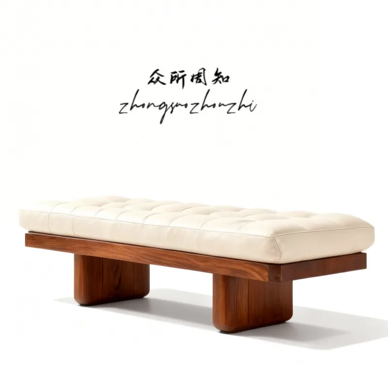Medieval solid wood soft bag bench bench bench bedroom end shoe stool
Medieval solid wood soft bag bench bench bench bedroom end shoe stool