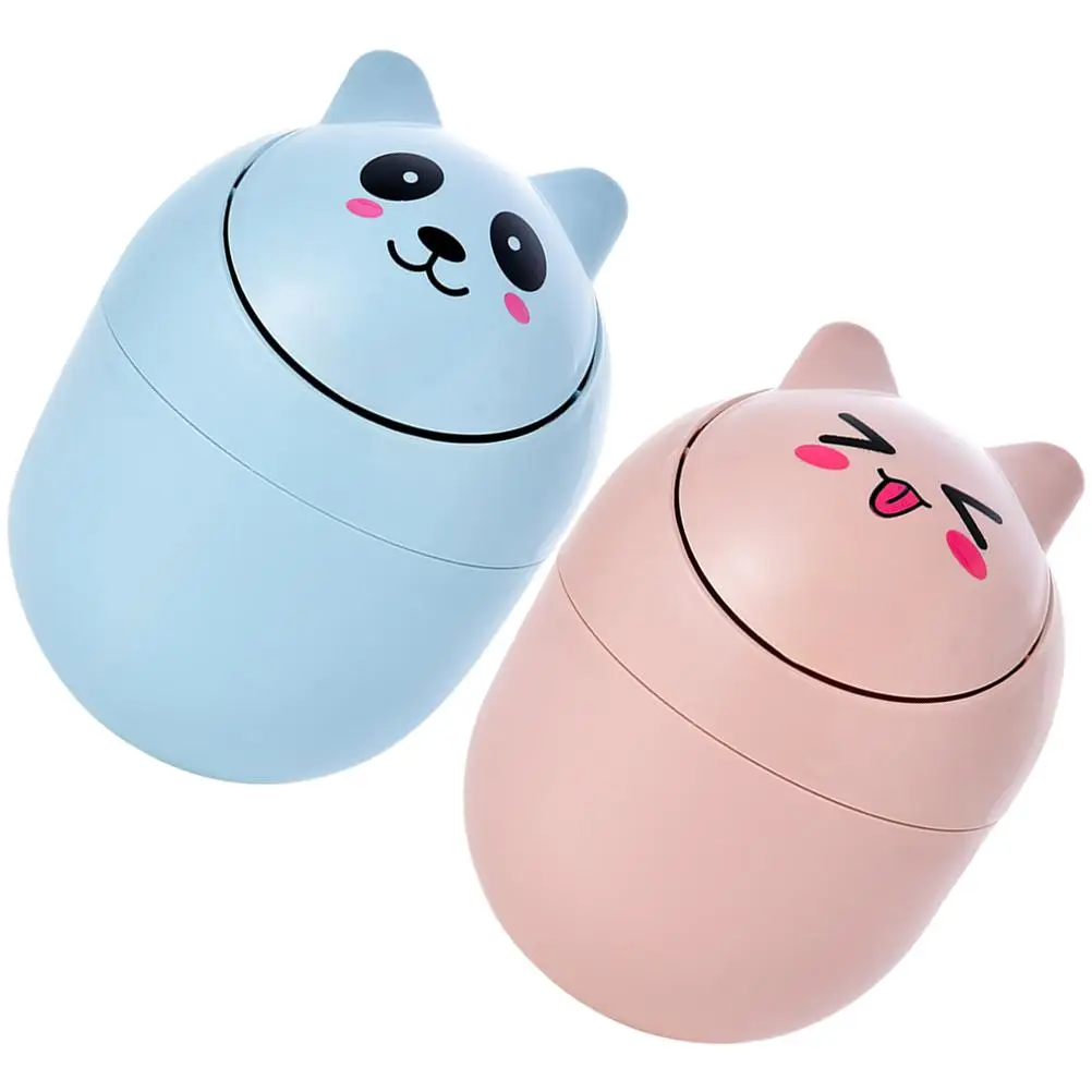 2 Pcs Mini Trash Can Small Garbage with Lid Cute Tabletop Desk Countertop Desktop
2 Pcs Mini Trash Can Small Garbage with Lid Cute Tabletop Desk Countertop Desktop
