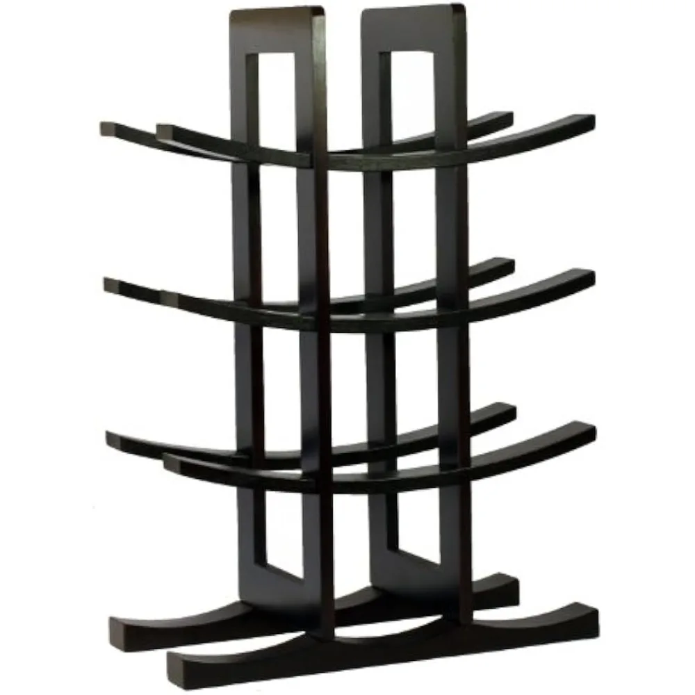 12-Bottle Bamboo Wine Rack – Dark Espresso, Countertop Storage for Home Bar or Kitchen
12-Bottle Bamboo Wine Rack – Dark Espresso, Countertop Storage for Home Bar or Kitchen