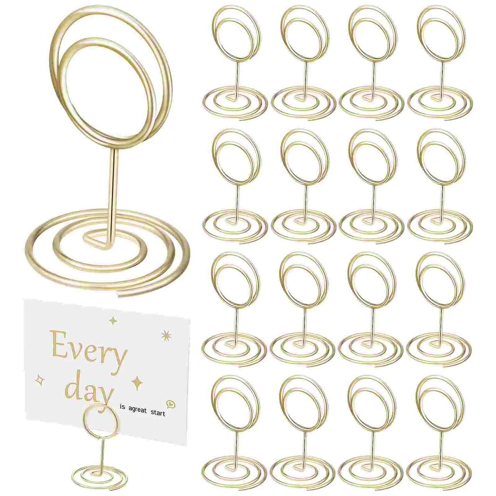 20 Pcs Bracket Photo Holder Stand Clip Small Size Table Picture Holders Decor Wedding
20 Pcs Bracket Photo Holder Stand Clip Small Size Table Picture Holders Decor Wedding