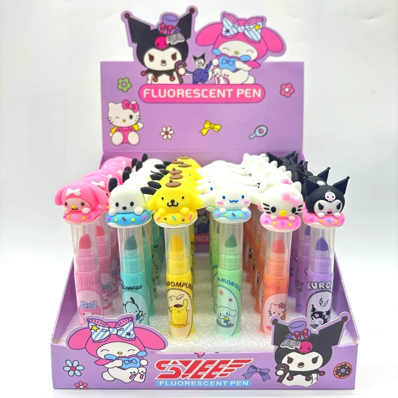 36 шт./лот, набор маркеров Sanrio Kuromi Melody Kitty, 6 цветов, милые мини-маркеры для рисования, рекламный подарок, канцелярские товары для офиса и школы
36 шт./лот, набор маркеров Sanrio Kuromi Melody Kitty, 6 цветов, милые мини-маркеры для рисования, рекламный подарок, канцелярские товары для офиса и школы