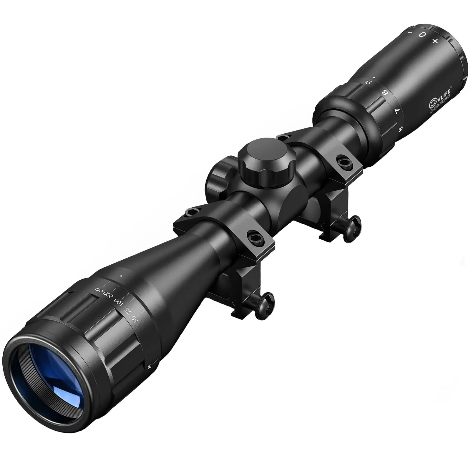CVLIFE 3-9x40AO Rifle Scope Optics R4 Reticle Crosshair Scope with Mounts
CVLIFE 3-9x40AO Rifle Scope Optics R4 Reticle Crosshair Scope with Mounts