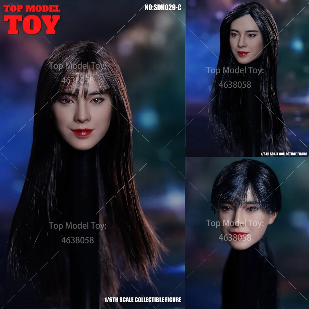 SUPER DUCK SDH029 1/6 Joey Wong Head Sculpt Long Hair Head Carving Model Fit 12" Suntan Skin Female Soldier Action Figure Body
SUPER DUCK SDH029 1/6 Joey Wong Head Sculpt Long Hair Head Carving Model Fit 12" Suntan Skin Female Soldier Action Figure Body
