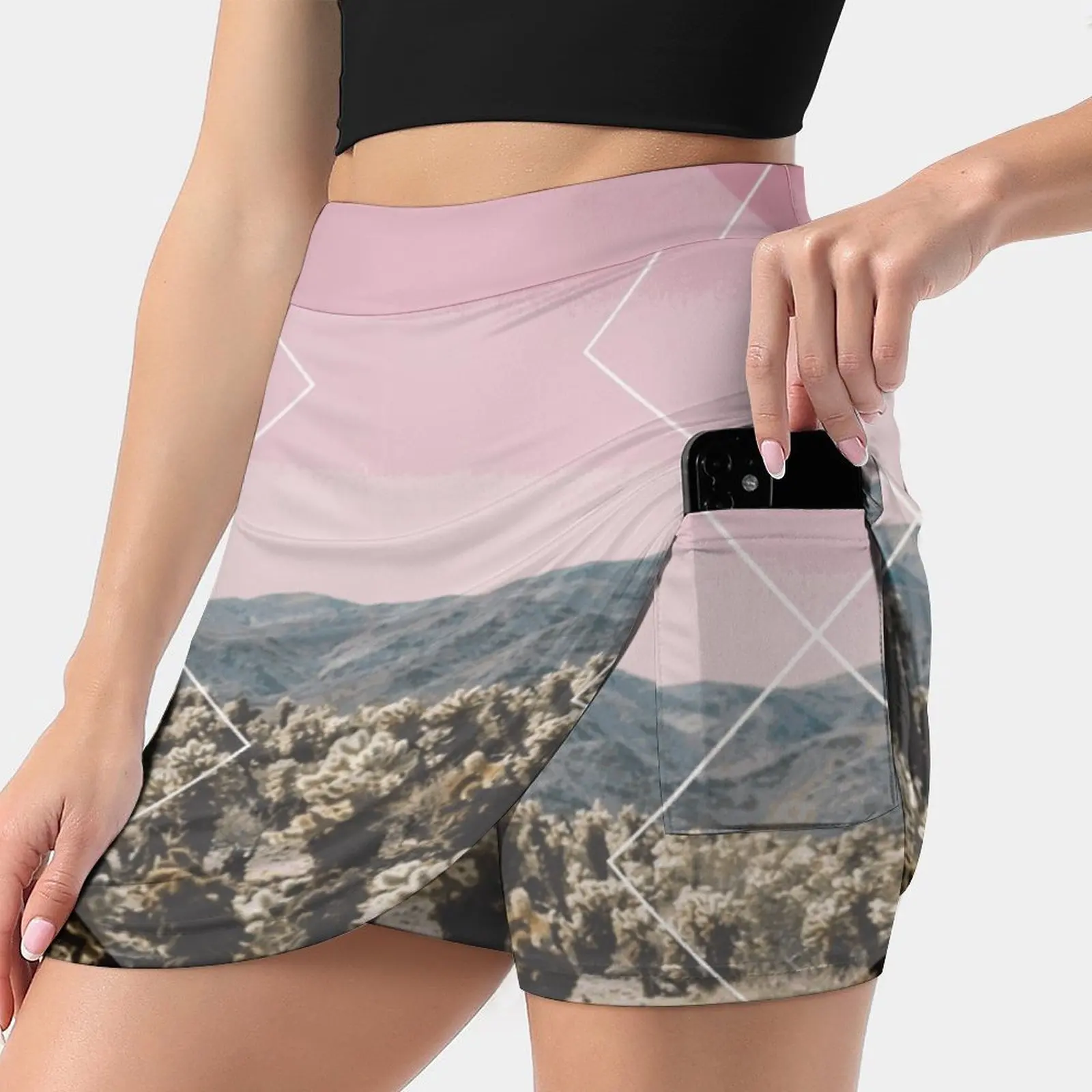 Desert Geo Women'S Fashion Sporting Skirt With Pockets Tennis Golf Running Skirts Desert Geometric Cactus Pink Ladies Short
Desert Geo Women'S Fashion Sporting Skirt With Pockets Tennis Golf Running Skirts Desert Geometric Cactus Pink Ladies Short