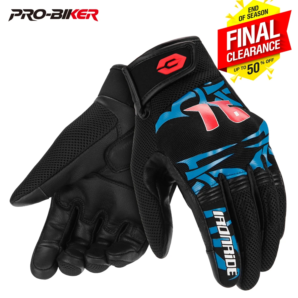 CLEARANCE Genuine Leather Motorcycle Riding Gloves Men moto Gloves Anti-Slip Wear Touchscreen Motorcycle Equipment Four Seasons
CLEARANCE Genuine Leather Motorcycle Riding Gloves Men moto Gloves Anti-Slip Wear Touchscreen Motorcycle Equipment Four Seasons