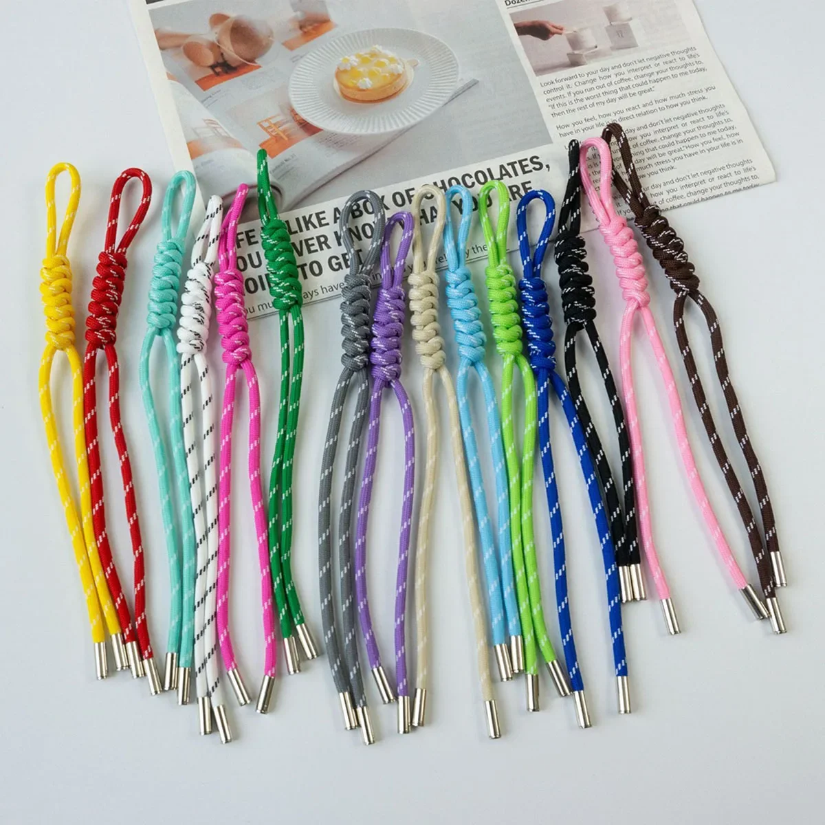 DIY Bag Accessories Handmade Braided Rope Keychain Colorful Keyring Women Bag Pendant Handbag Hanging Key Holder DIY Accessories
DIY Bag Accessories Handmade Braided Rope Keychain Colorful Keyring Women Bag Pendant Handbag Hanging Key Holder DIY Accessories