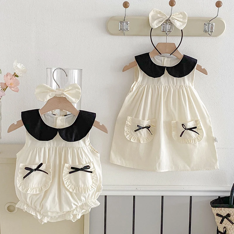 2025 New Summer Children Clothes 2-7Yrs Baby Girl Party Dress Kids Princess Dress Sleeveless Cotton Splicing Infant Baby Romper
2025 New Summer Children Clothes 2-7Yrs Baby Girl Party Dress Kids Princess Dress Sleeveless Cotton Splicing Infant Baby Romper