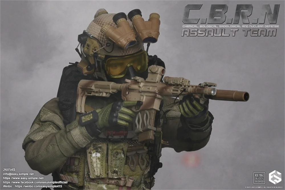 1/6 Easy&Simple ES 26054S US. CBRN Assault Special Team Group Full Set Moveable Action Figure For Fans Collect For Fans Collect
1/6 Easy&Simple ES 26054S US. CBRN Assault Special Team Group Full Set Moveable Action Figure For Fans Collect For Fans Collect