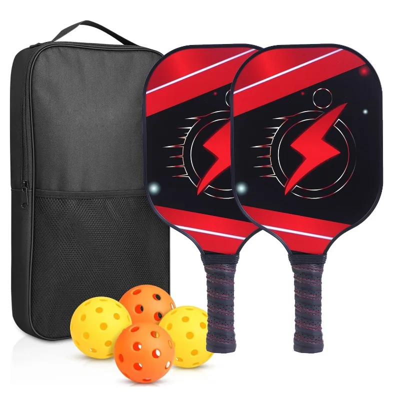 Zoco Lightweight Fiberglass Pickleball Rackets Set of 2 Rackets & 4 Pickleballs Balls Beach Tennis Pickleball Racquet Set
Zoco Lightweight Fiberglass Pickleball Rackets Set of 2 Rackets & 4 Pickleballs Balls Beach Tennis Pickleball Racquet Set