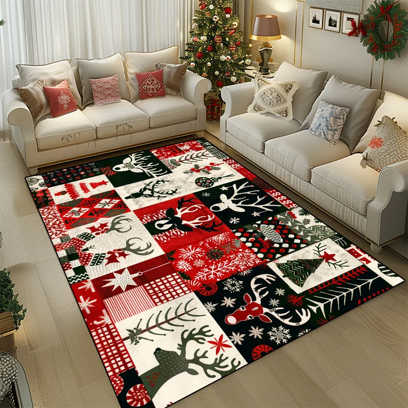 Christmas Tree Elk Cartoon Carpet Large Area Living Room Geometry Home Decoration Rugs Non-slip Bedroom Mat Washable Lounge Rug
Christmas Tree Elk Cartoon Carpet Large Area Living Room Geometry Home Decoration Rugs Non-slip Bedroom Mat Washable Lounge Rug